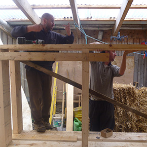 timber frame wall